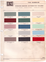 Load image into Gallery viewer, 1960's AMC/Rambler Paint Colors