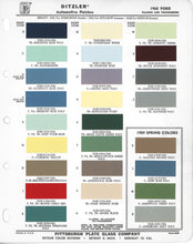 Load image into Gallery viewer, 1960's Ford Truck Paint Colors