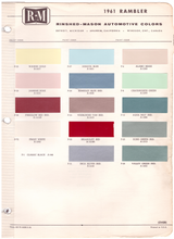 Load image into Gallery viewer, 1960's AMC/Rambler Paint Colors