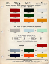 Load image into Gallery viewer, 1960's Ford Truck Paint Colors