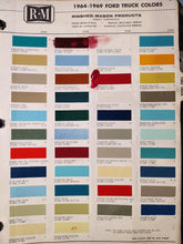 Load image into Gallery viewer, 1960's Ford Truck Paint Colors