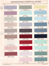 Load image into Gallery viewer, 1960's Chrysler/Imperial Paint Colors