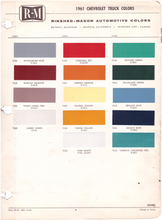Load image into Gallery viewer, 1960's Chevrolet/GMC Truck Paint Colors