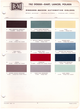 Load image into Gallery viewer, 1960's Dodge Paint Colors