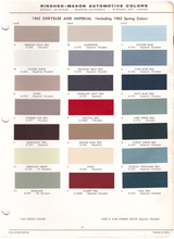 Load image into Gallery viewer, 1960's Chrysler/Imperial Paint Colors
