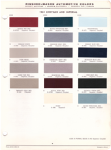 Load image into Gallery viewer, 1960's Chrysler/Imperial Paint Colors