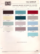 Load image into Gallery viewer, 1960's AMC/Rambler Paint Colors