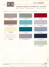 Load image into Gallery viewer, 1960's AMC/Rambler Paint Colors