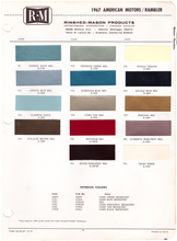 Load image into Gallery viewer, 1960's AMC/Rambler Paint Colors