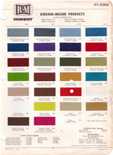 Load image into Gallery viewer, 1970's Dodge Paint Colors