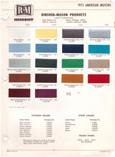 Load image into Gallery viewer, 1970's AMC/Jeep Paint Colors