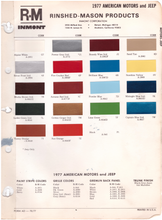 Load image into Gallery viewer, 1970's AMC/Jeep Paint Colors