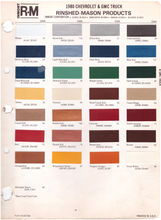 Load image into Gallery viewer, 1980's Chevrolet/GMC Truck Paint Colors