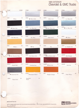 Load image into Gallery viewer, 1980's Chevrolet/GMC Truck Paint Colors