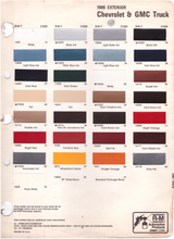 Load image into Gallery viewer, 1980's Chevrolet/GMC Truck Paint Colors