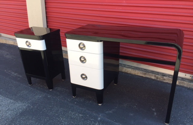 Renovated vintage desk & side table